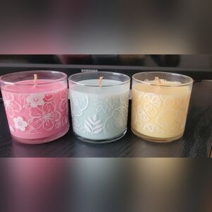 PartyLite 3 Mini Jars. 4.8oz Ea. Brand NEW